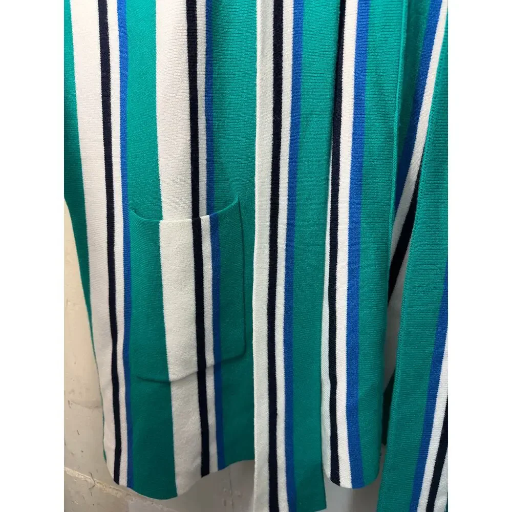 Free People All I Need Stripe Hooded Poncho One Size